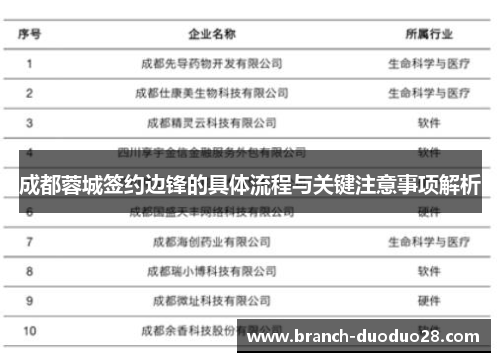 成都蓉城签约边锋的具体流程与关键注意事项解析